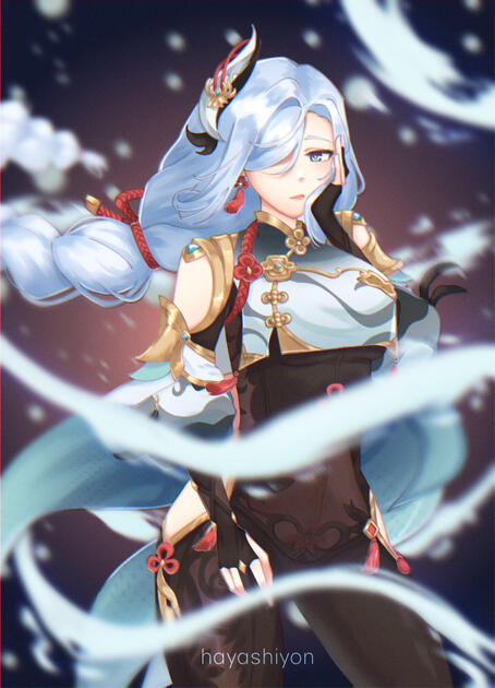 Shenhe fanart